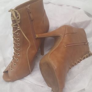 Forever Peep Toe Booties